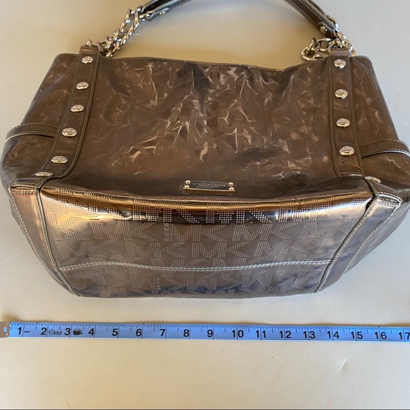 Large Silver Michael Kors Purse - Picture 9 of 10